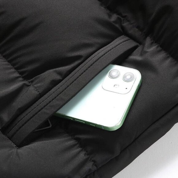 Black Mens Puffer Vest - Picture 5 of 5